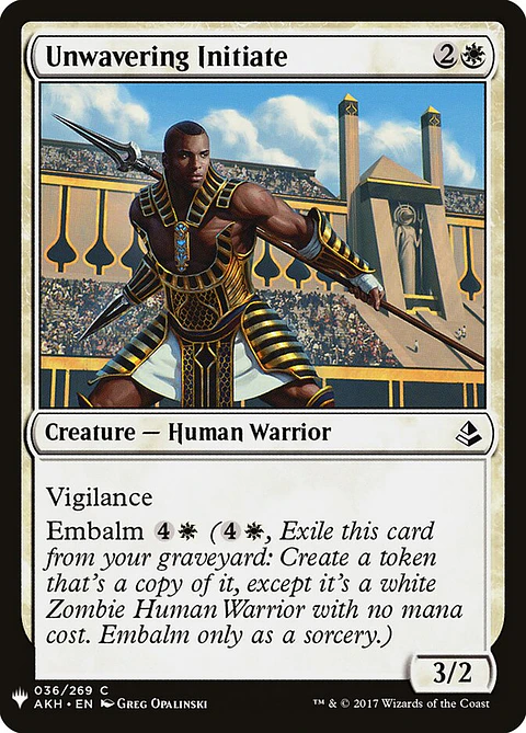 Unwavering Initiate (The List)