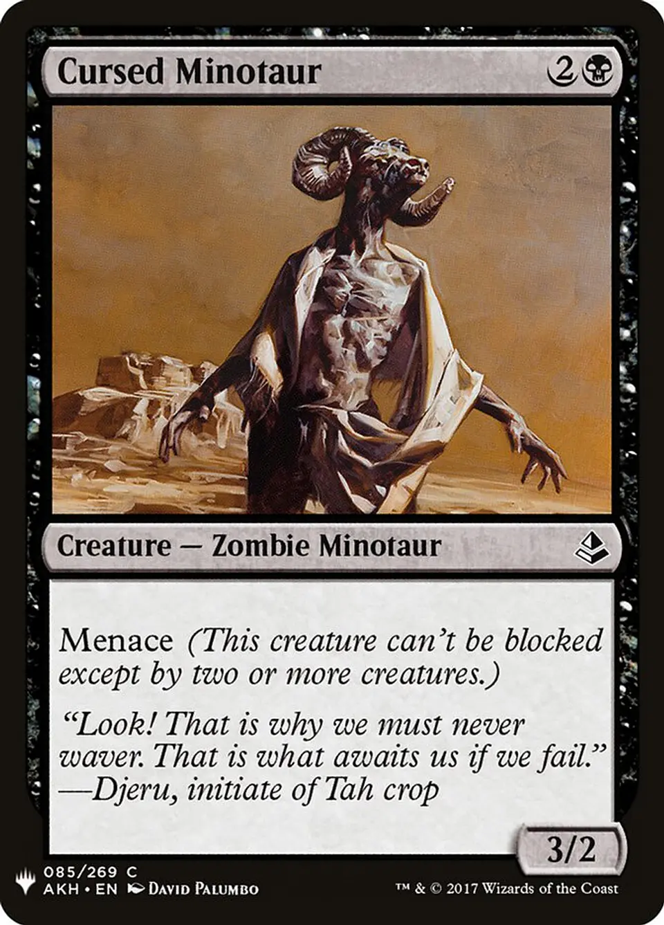 Cursed Minotaur (The List) 1