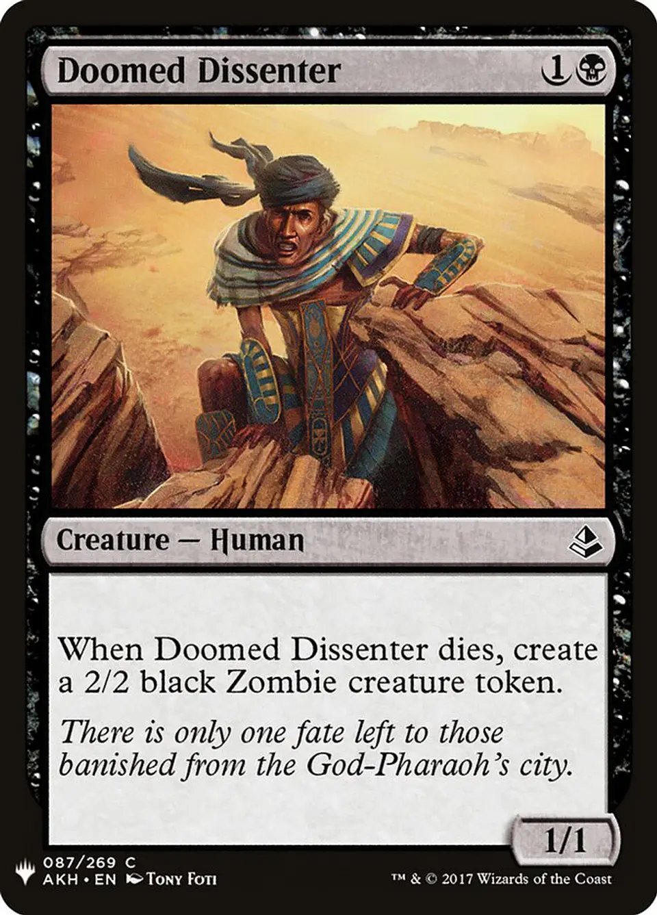Doomed Dissenter (The List) 1