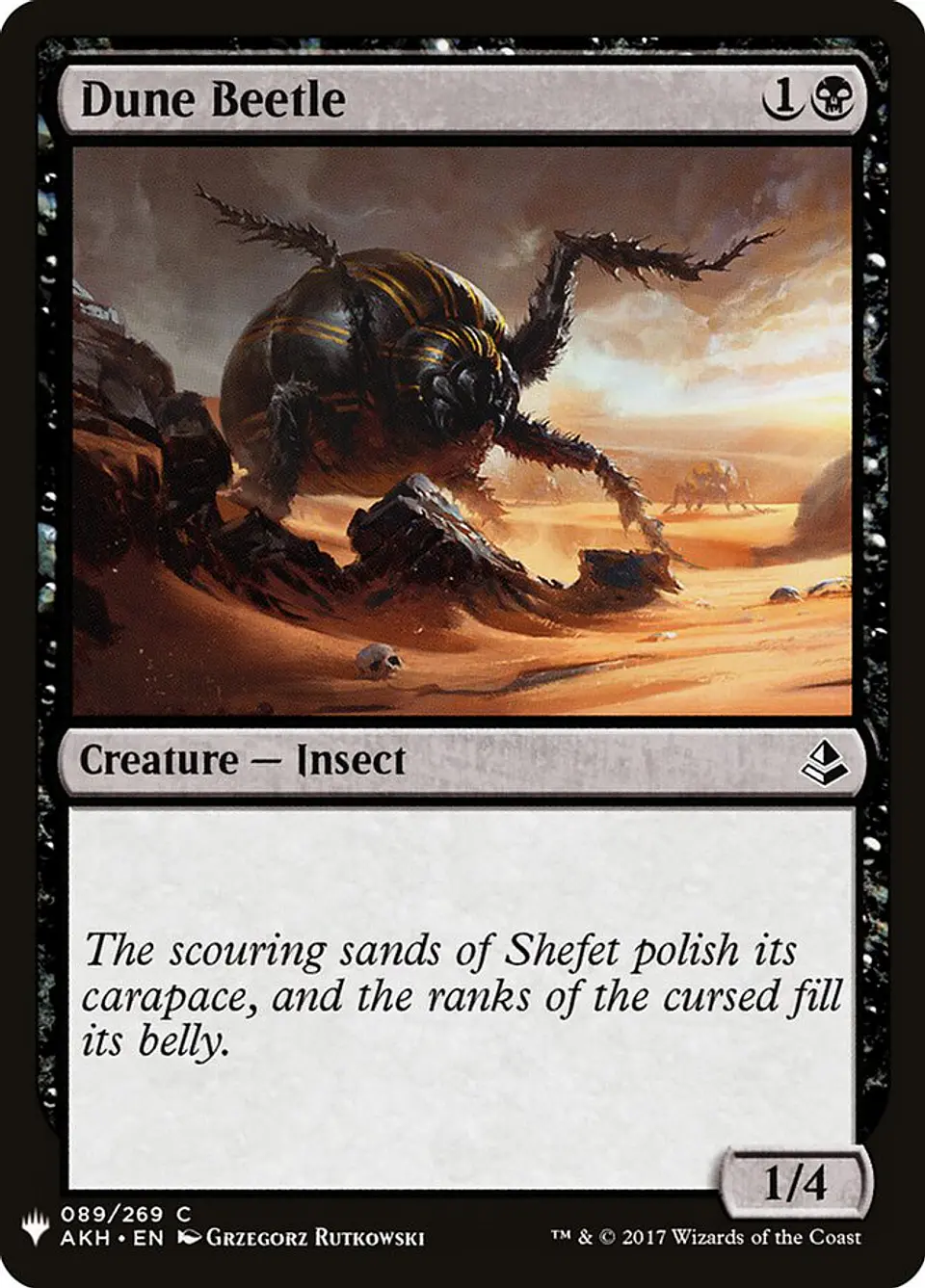 Dune Beetle (The List) 1