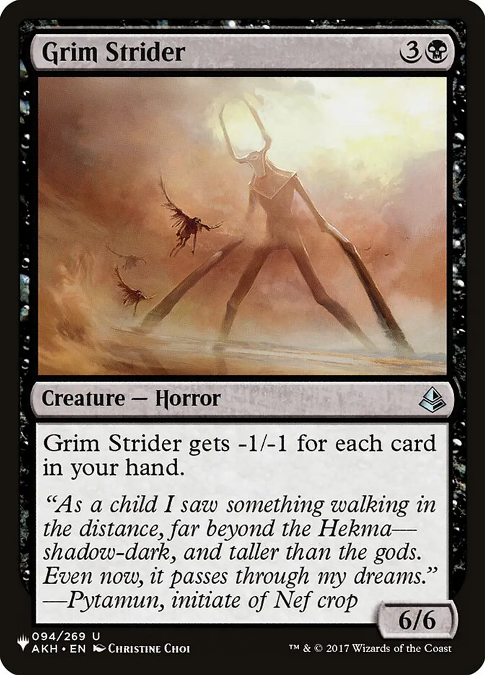 Grim Strider (The List) 1