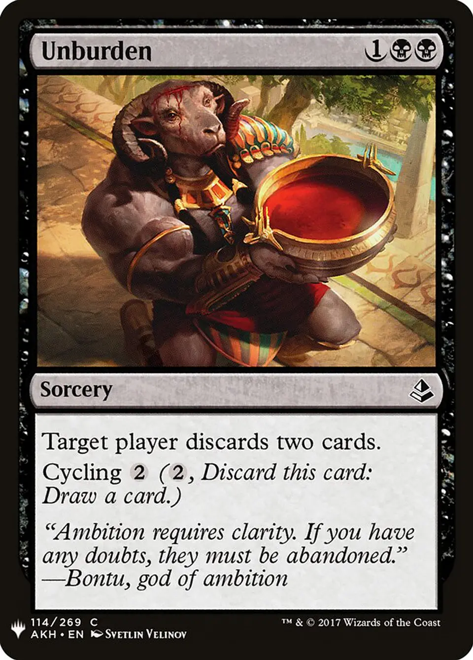 Unburden (The List) 1