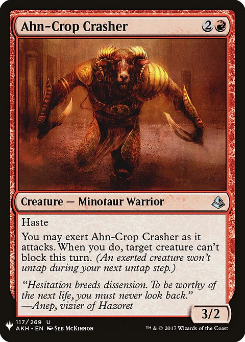 Ahn-Crop Crasher (The List)