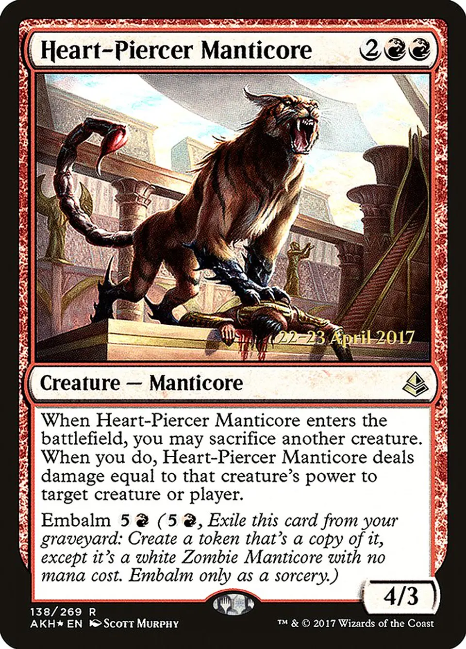 Heart-Piercer Manticore (Pre-release) 1