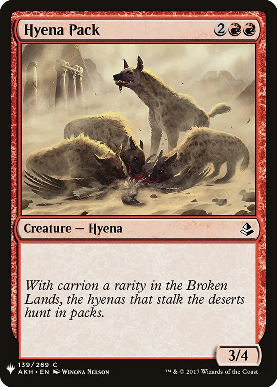 Hyena Pack (The List) 1