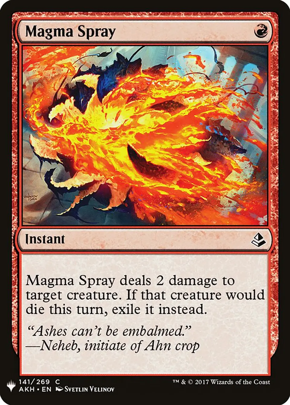 Magma Spray (The List) 1