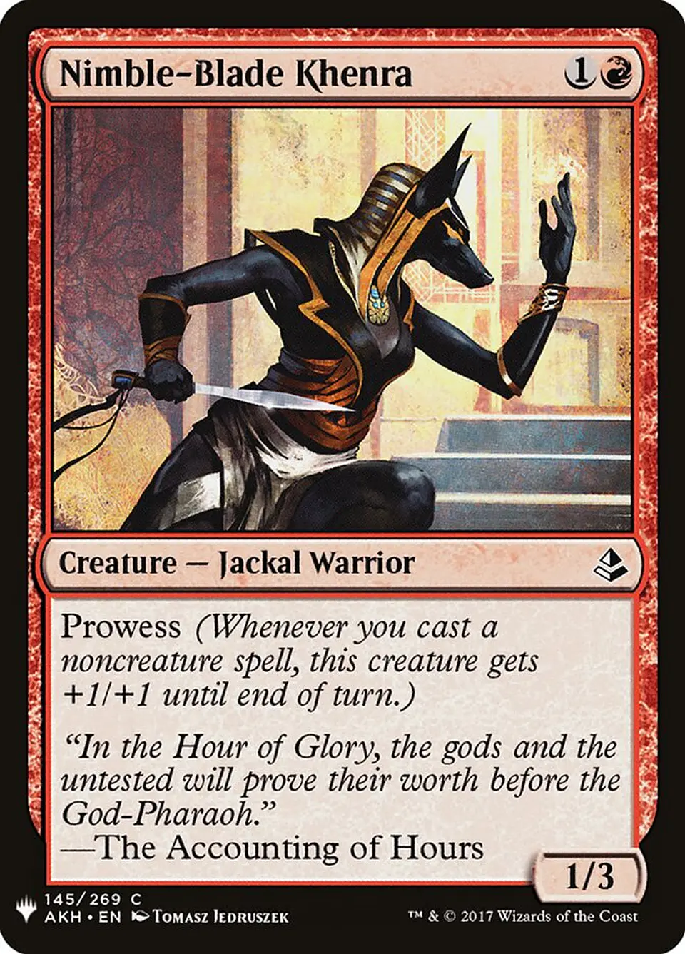Nimble-Blade Khenra (The List) 1