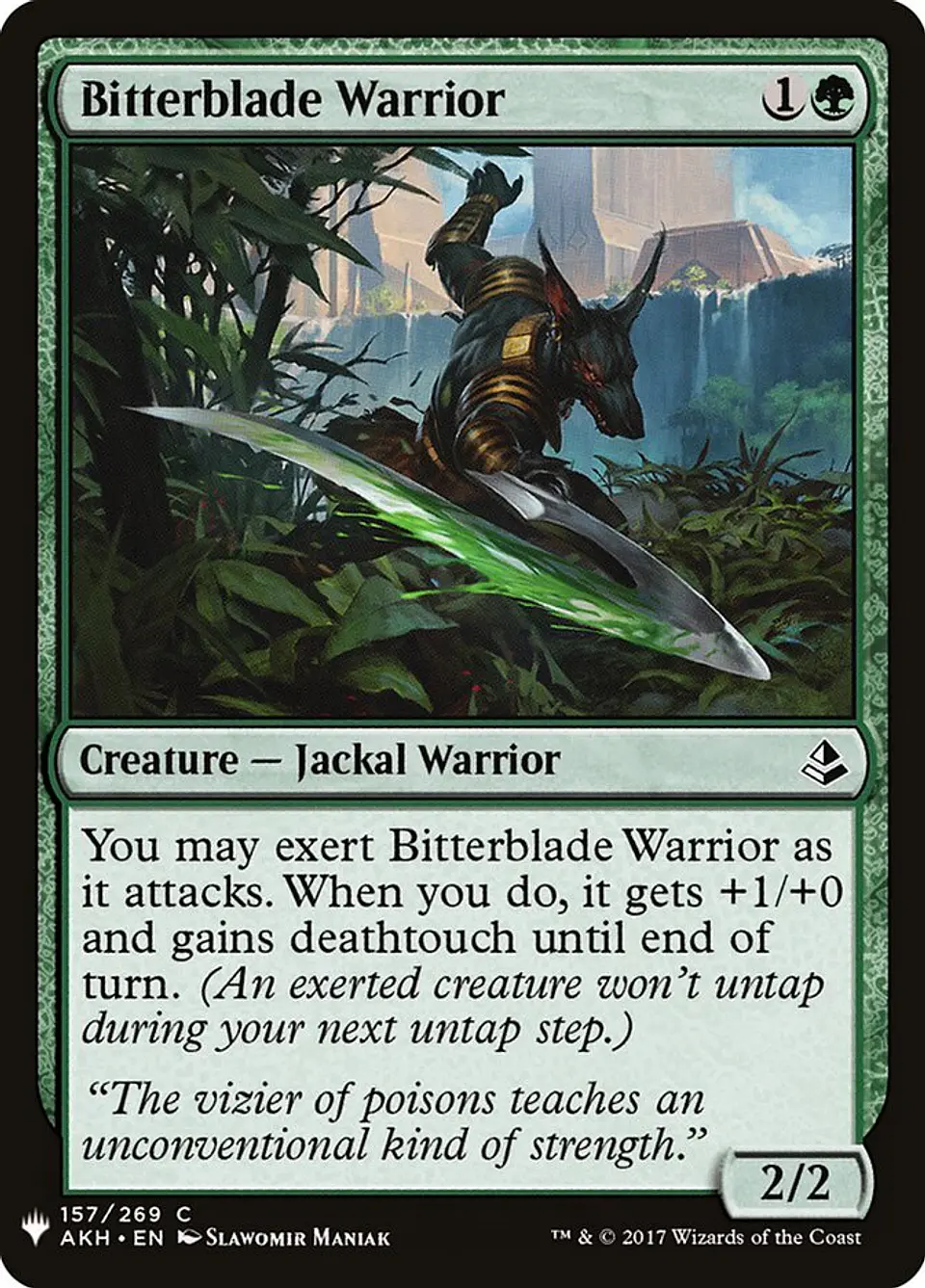 Bitterblade Warrior (The List) 1
