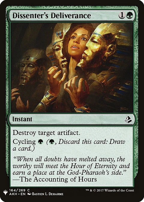 Dissenter's Deliverance (The List)
