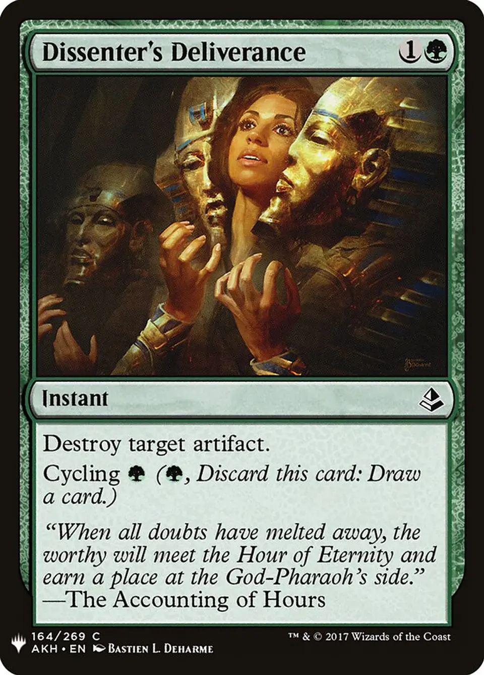 Dissenter's Deliverance (The List) 1