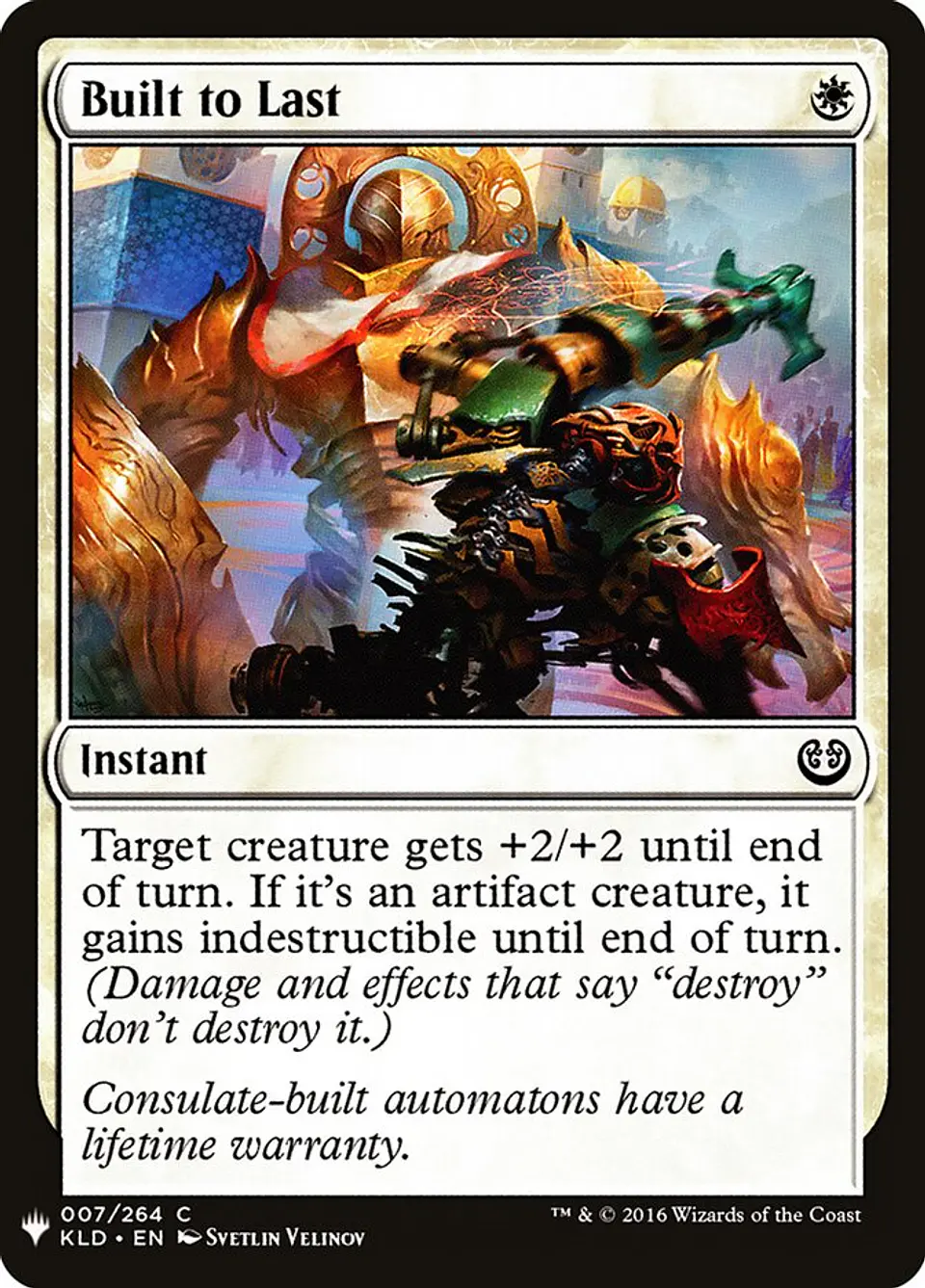 Built to Last (The List) 1