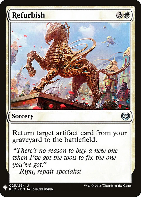 Refurbish (The List)
