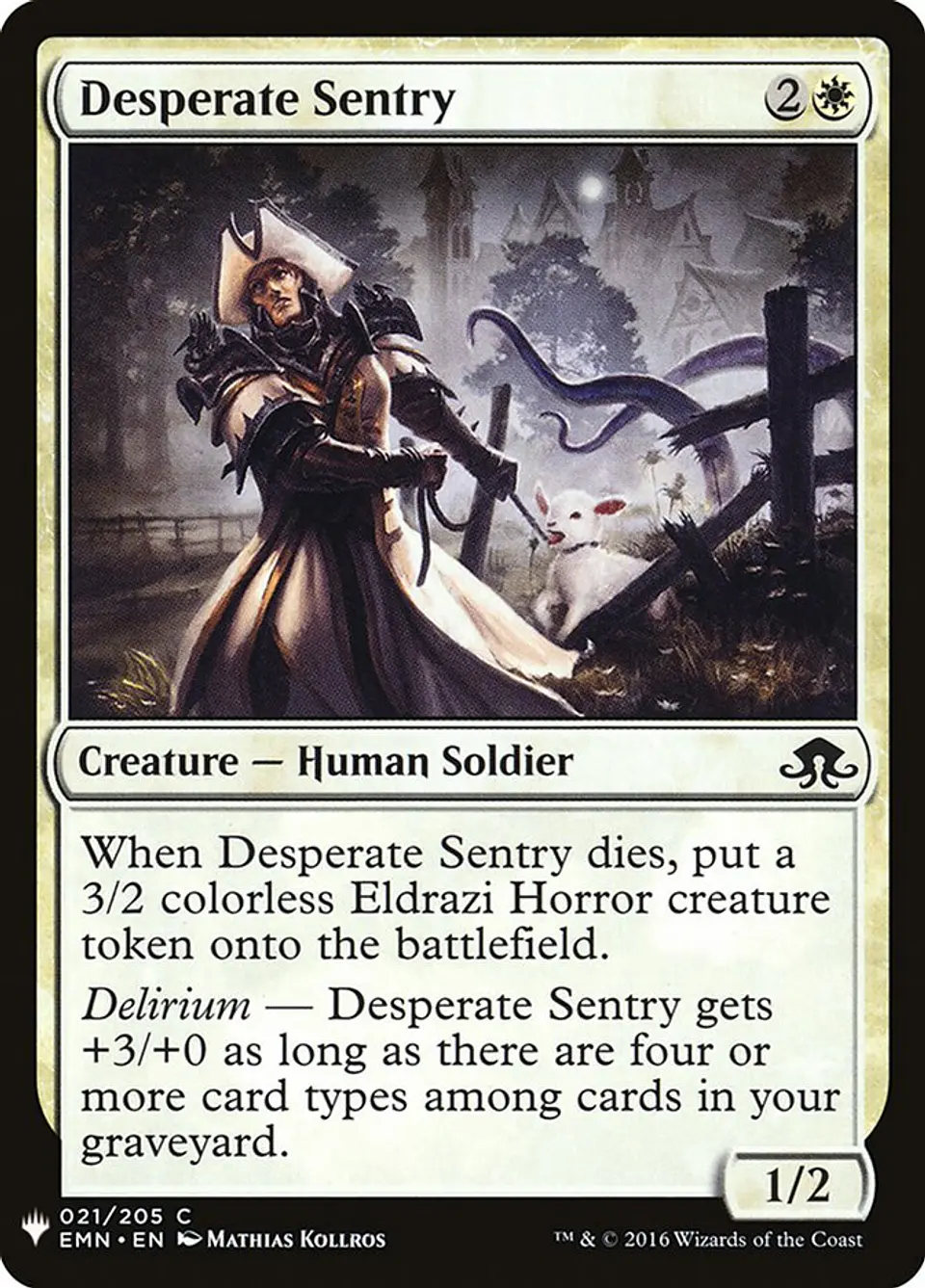 Desperate Sentry (The List) 1