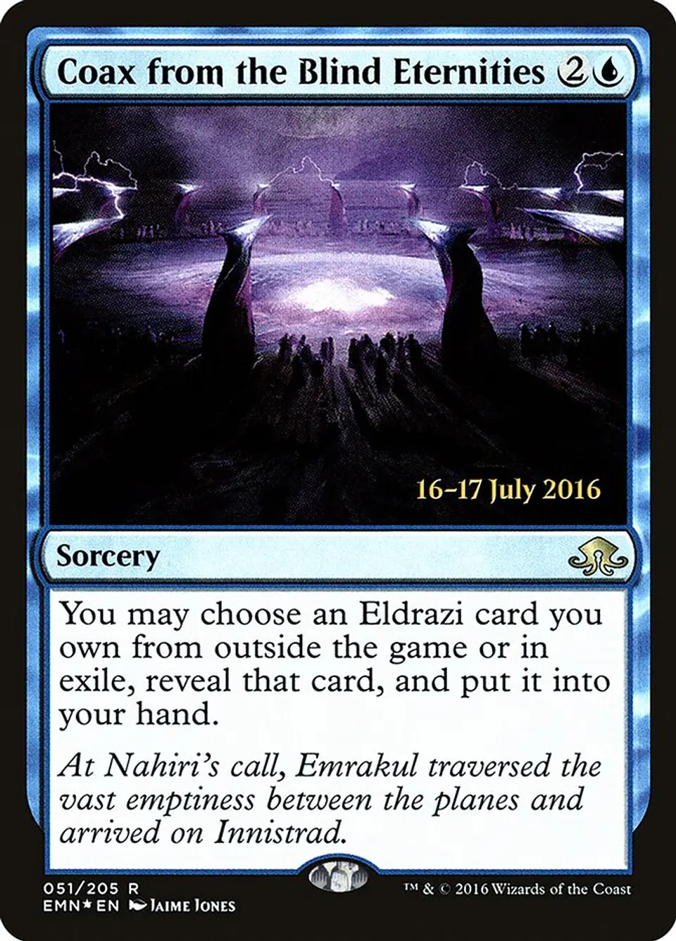 Coax from the Blind Eternities (Pre-release) 1