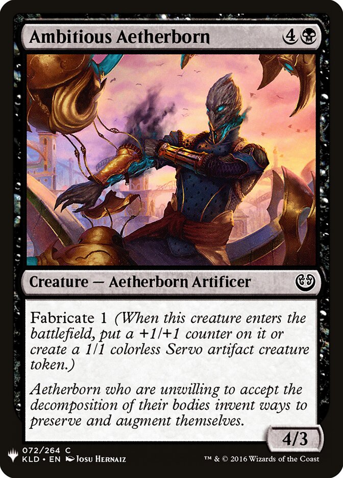 Ambitious Aetherborn (The List)