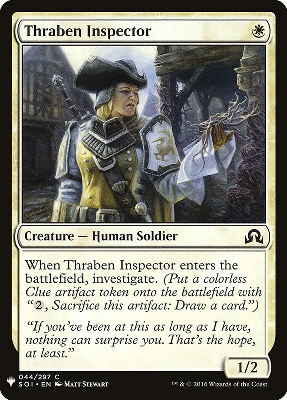 Thraben Inspector (The List) 1