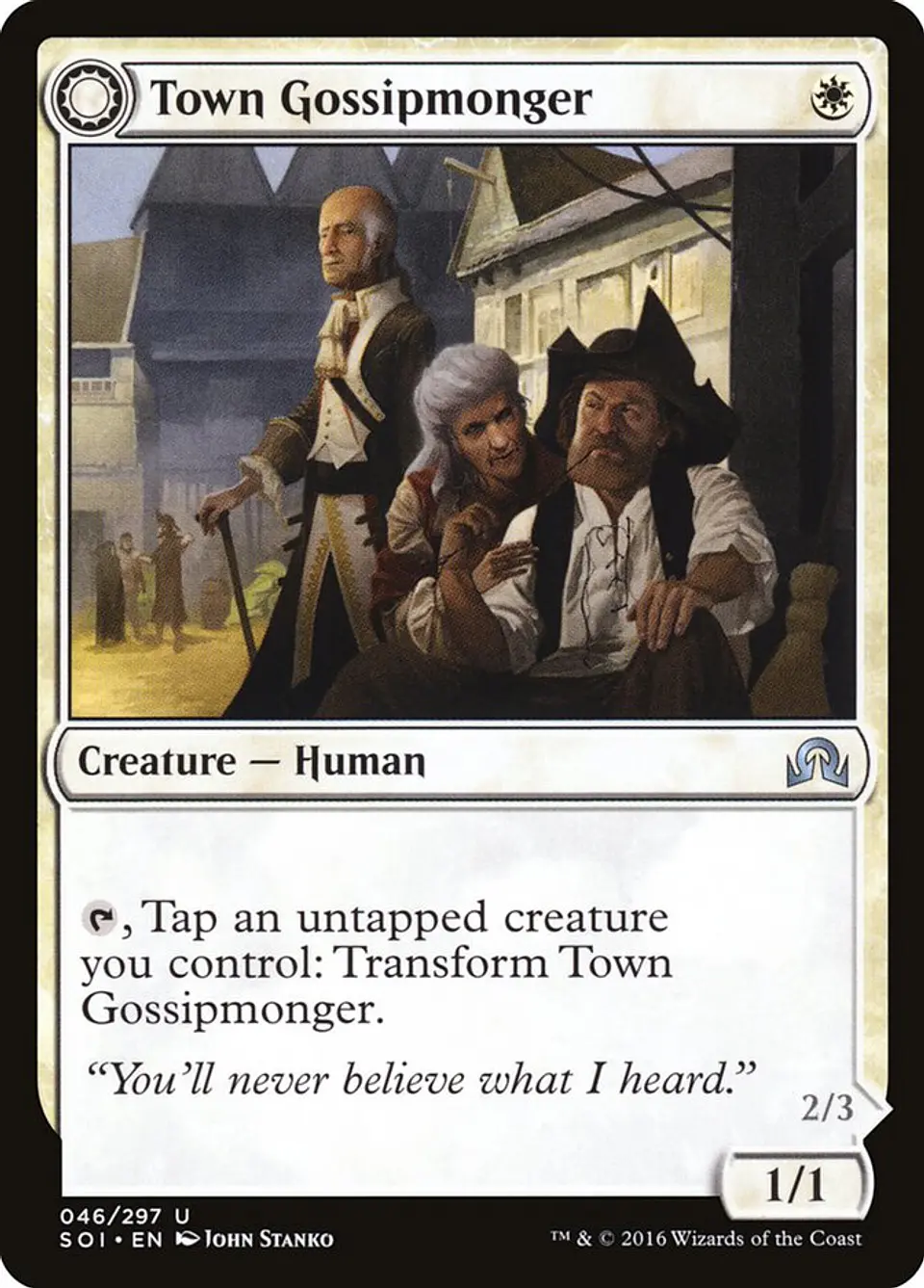 Town Gossipmonger // Incited Rabble 1
