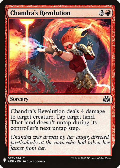Chandra's Revolution (The List)