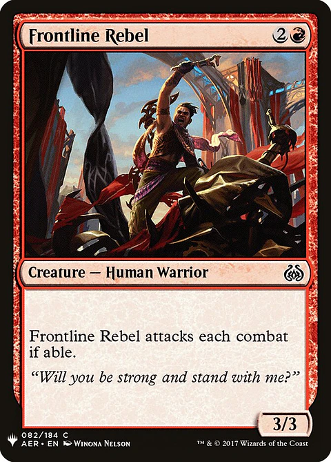 Frontline Rebel (The List)