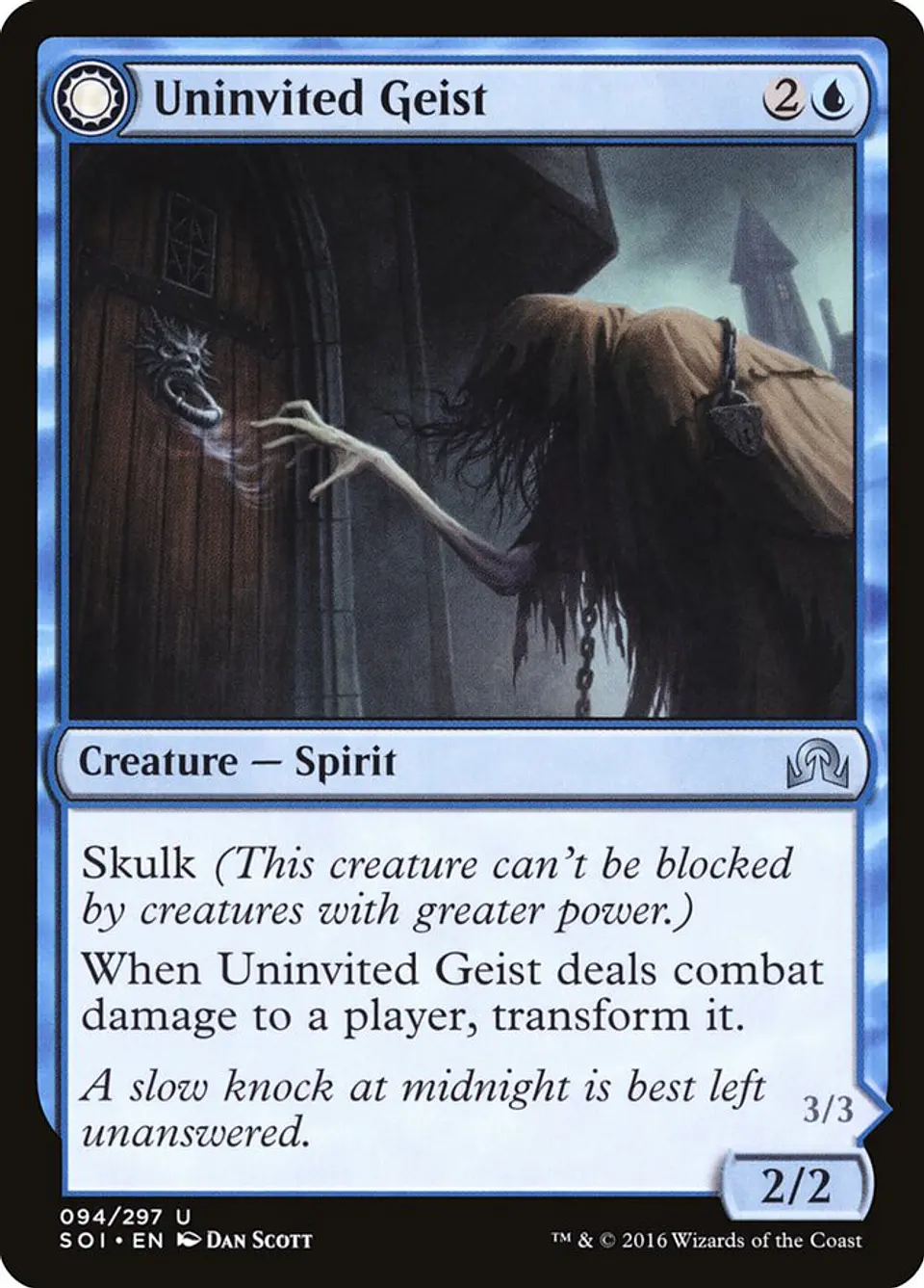 Uninvited Geist // Unimpeded Trespasser 1