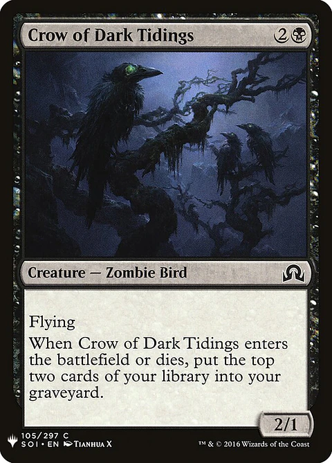 Crow of Dark Tidings (The List)