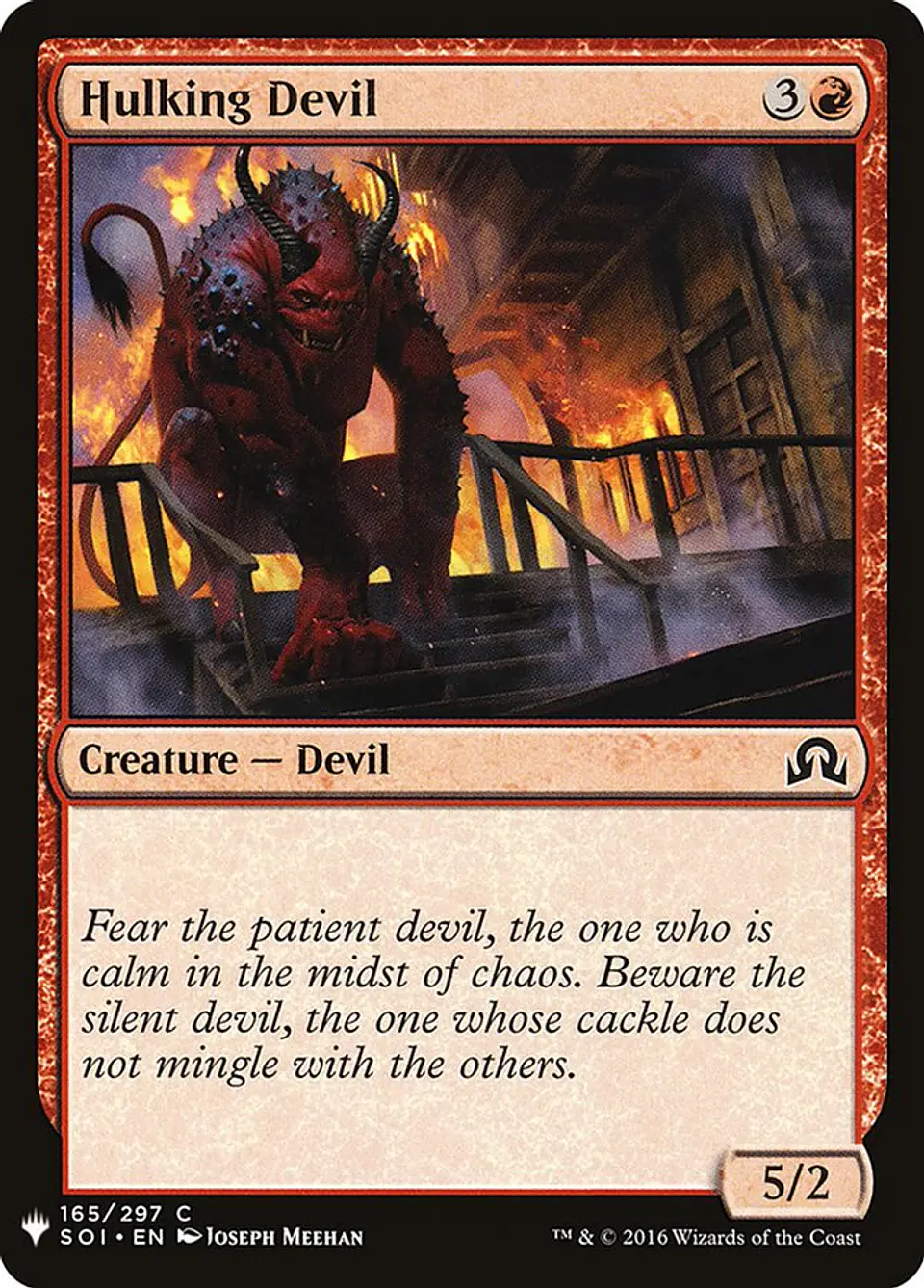 Hulking Devil (The List) 1