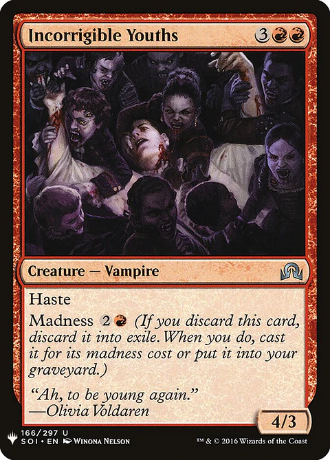 Incorrigible Youths (The List)