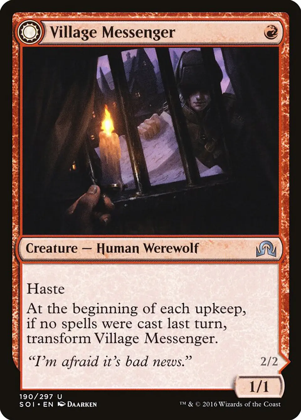 Village Messenger // Moonrise Intruder 1