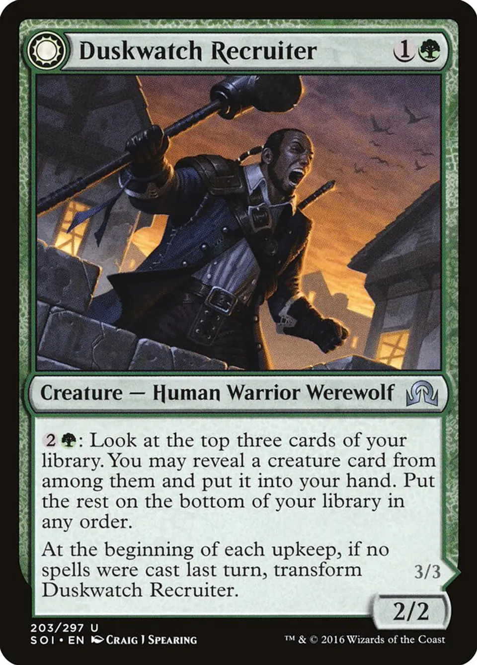 Duskwatch Recruiter // Krallenhorde Howler 1