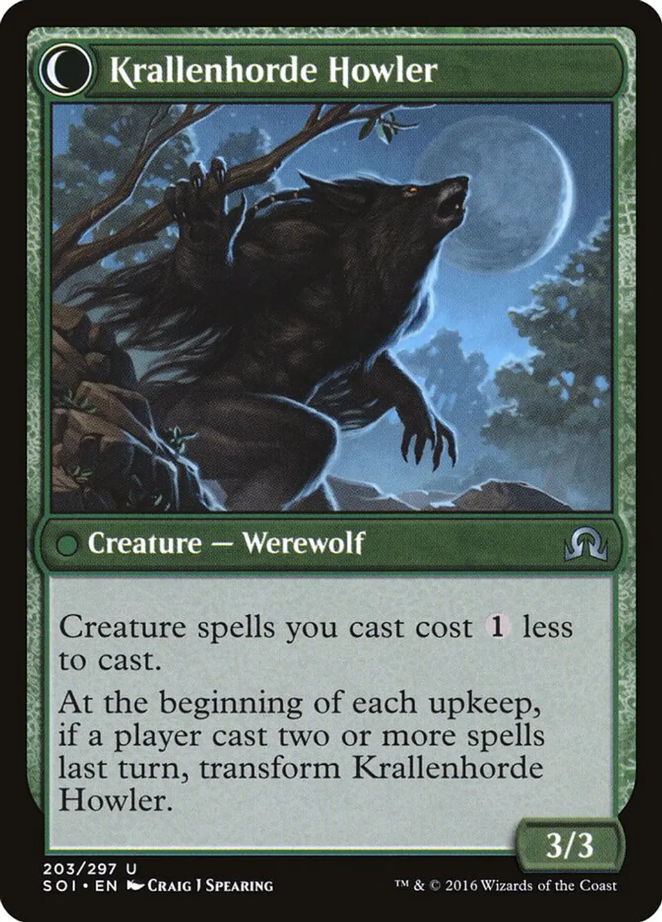 Duskwatch Recruiter // Krallenhorde Howler 2
