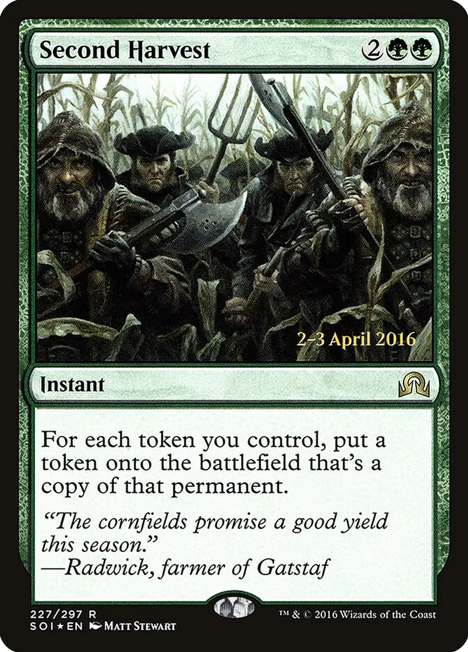 Second Harvest (Pre-release) 1