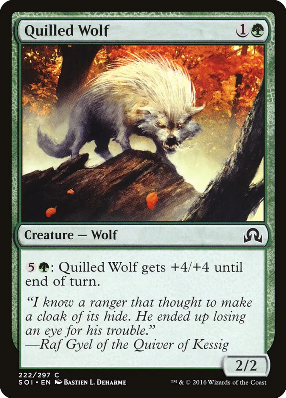 Quilled Wolf 1