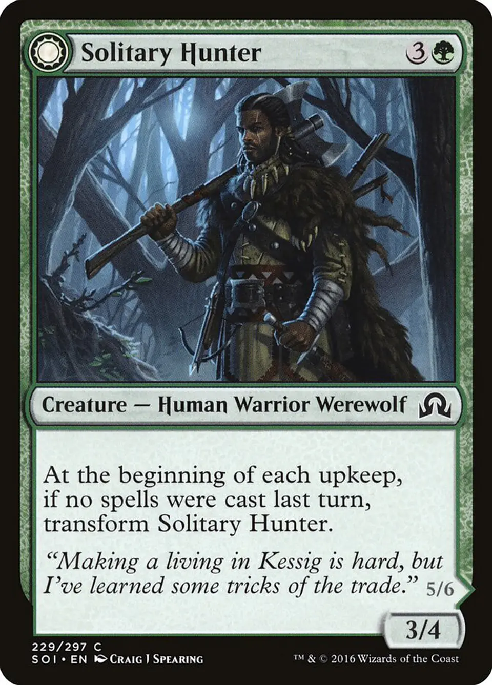 Solitary Hunter // One of the Pack 1
