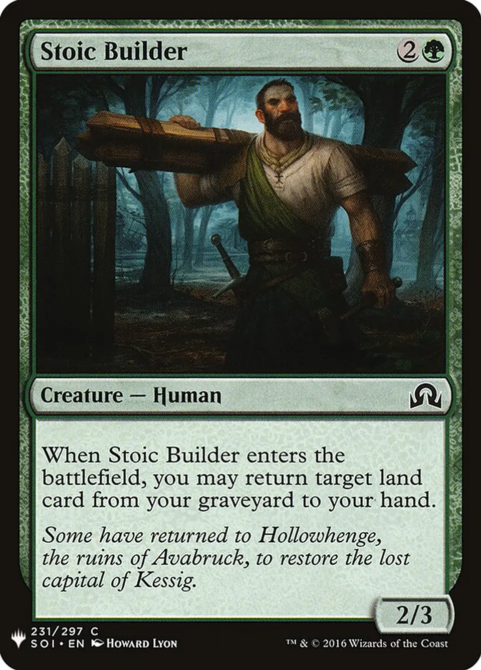 Stoic Builder (The List) 1