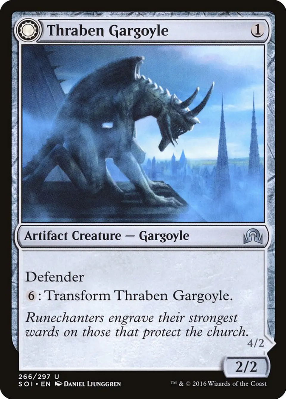 Thraben Gargoyle // Stonewing Antagonizer 1