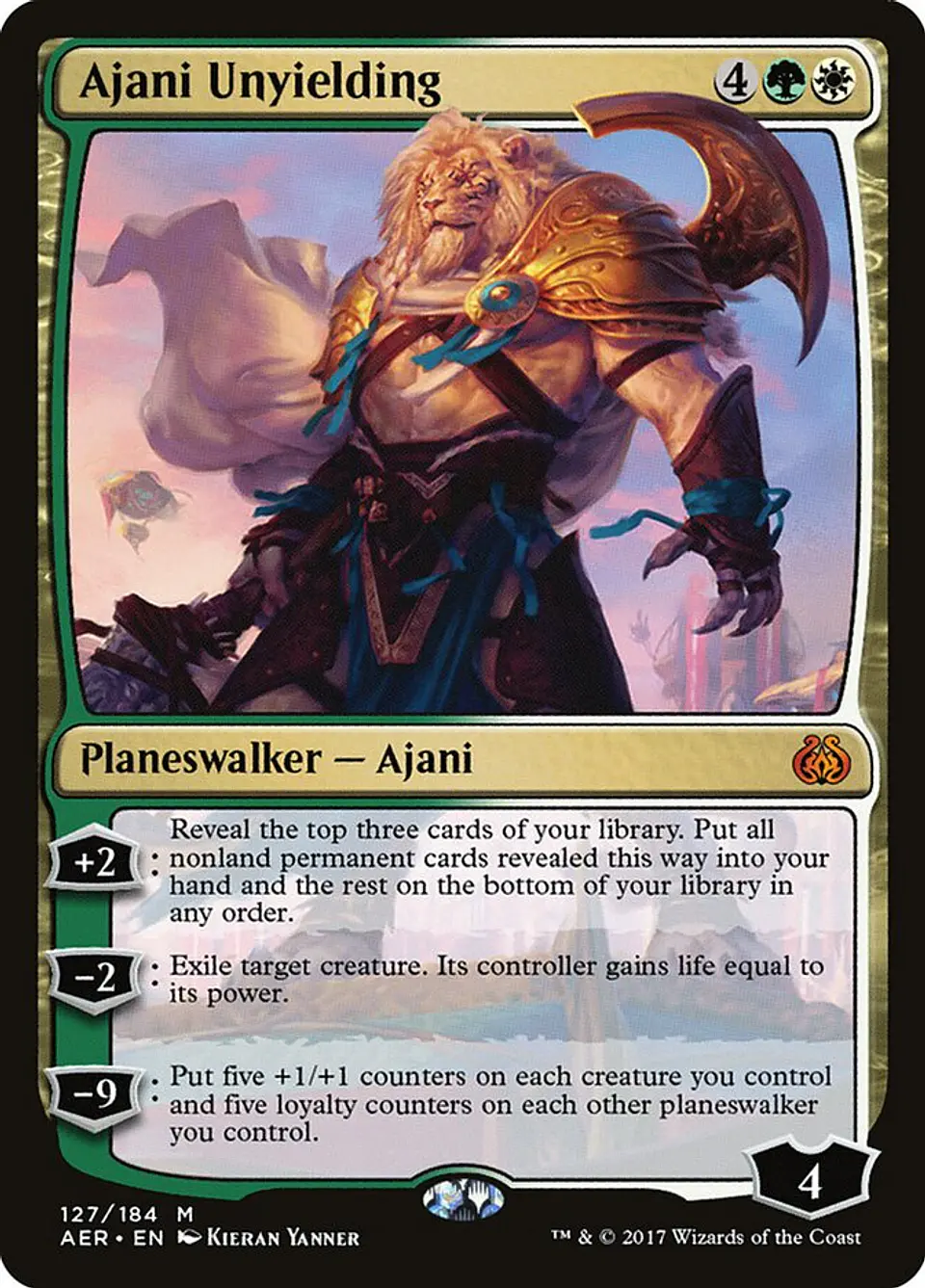 Ajani Unyielding 1
