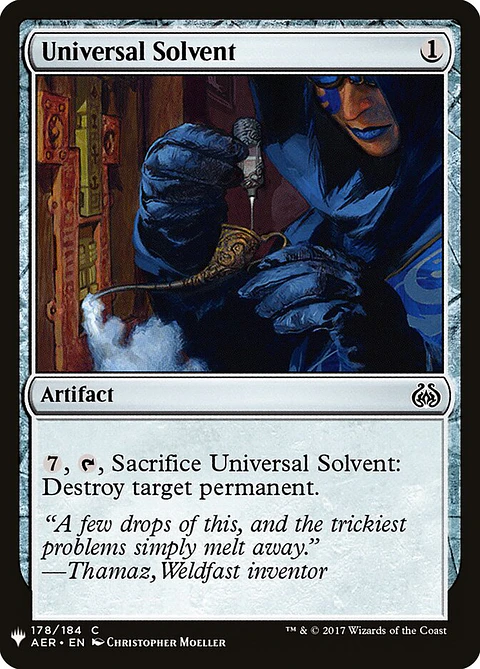 Universal Solvent (The List)