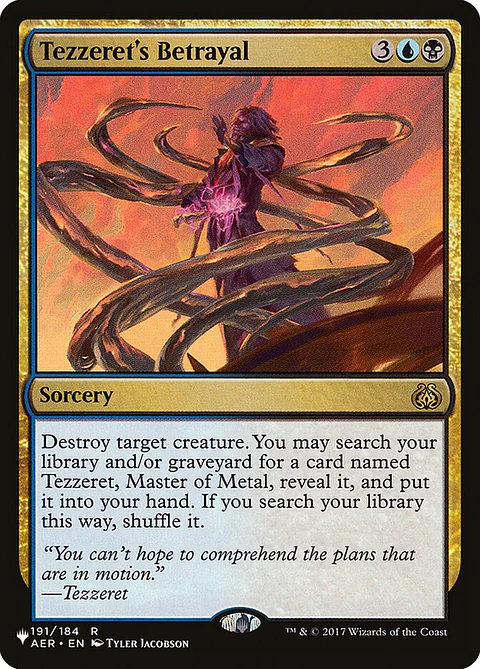 Tezzeret's Betrayal (The List)