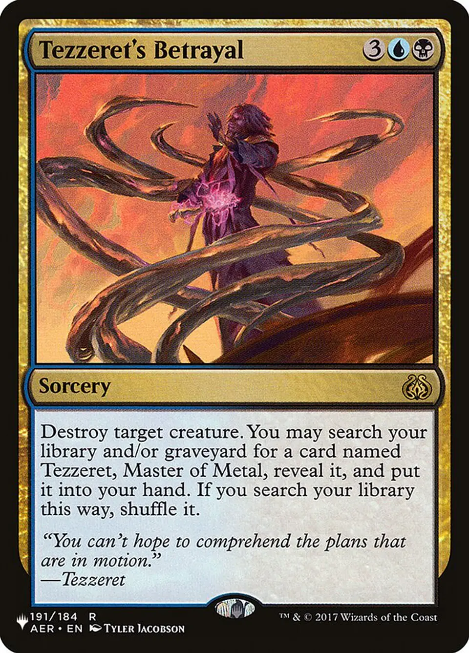 Tezzeret's Betrayal (The List) 1