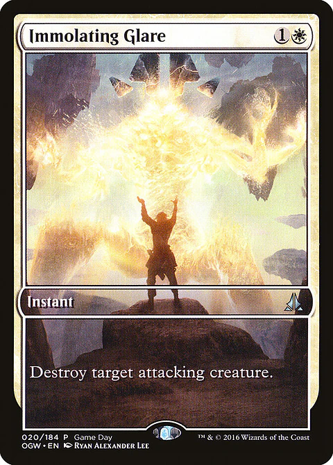 Immolating Glare (Game Day) (Full Art)
