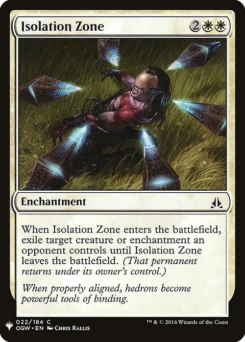 Isolation Zone (The List)