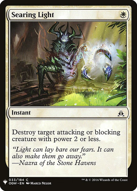 Searing Light (The List)