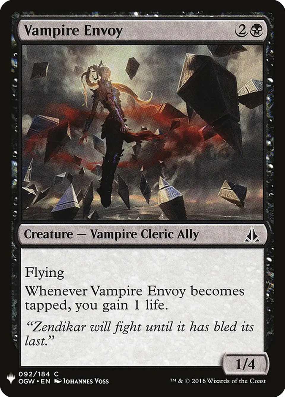 Vampire Envoy (The List) 1