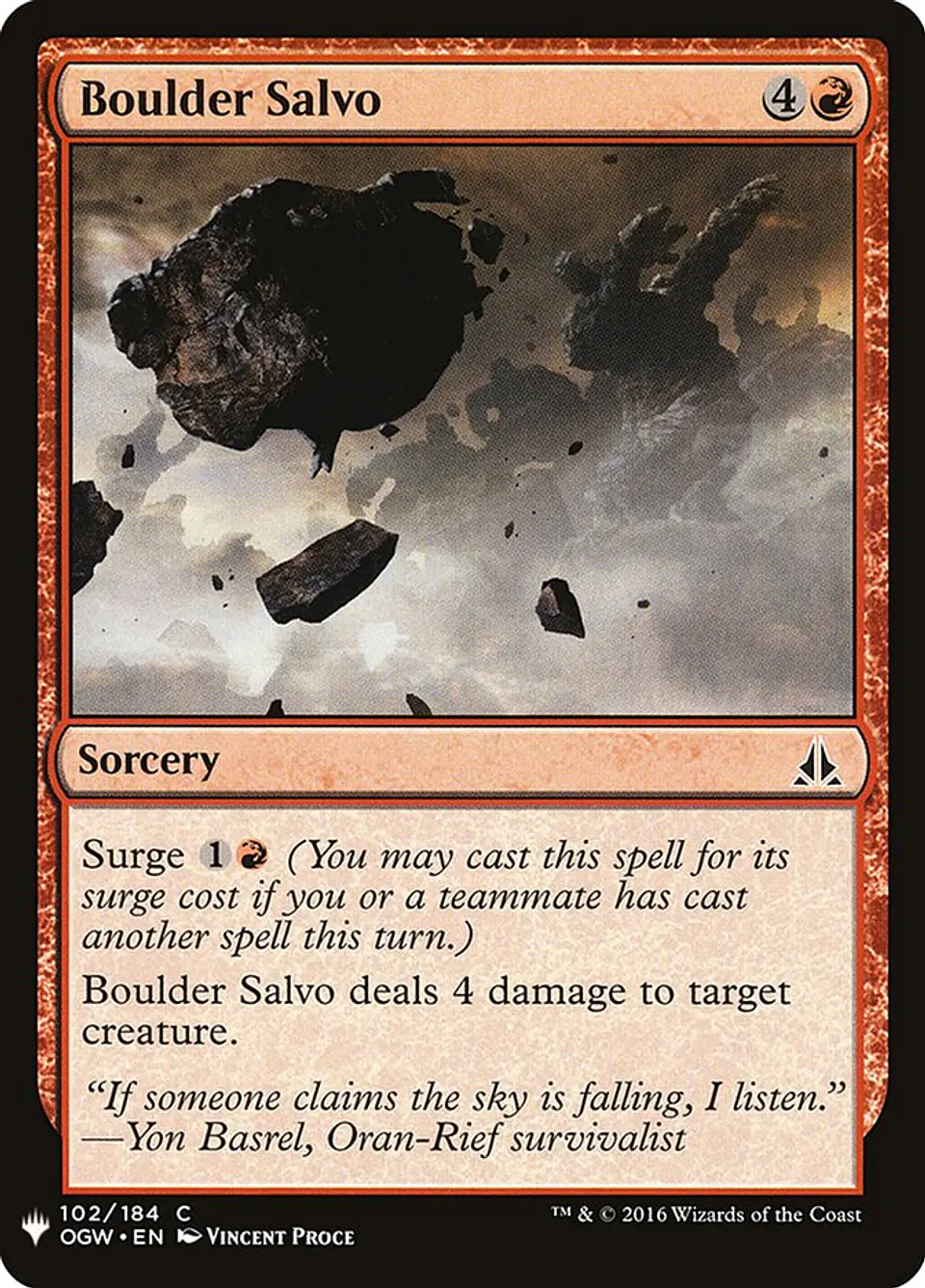 Boulder Salvo (The List) 1