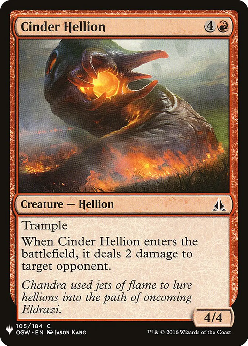 Cinder Hellion (The List) 1