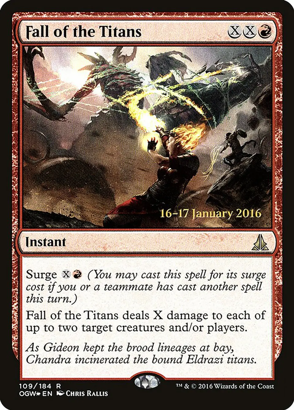 Fall of the Titans (Pre-release) 1