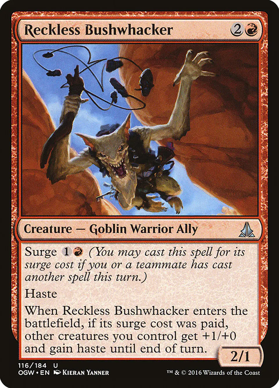Reckless Bushwhacker 1