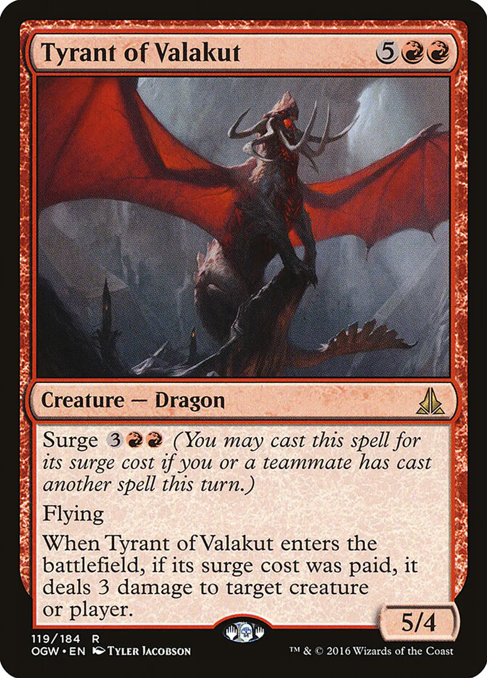 Tyrant of Valakut 1