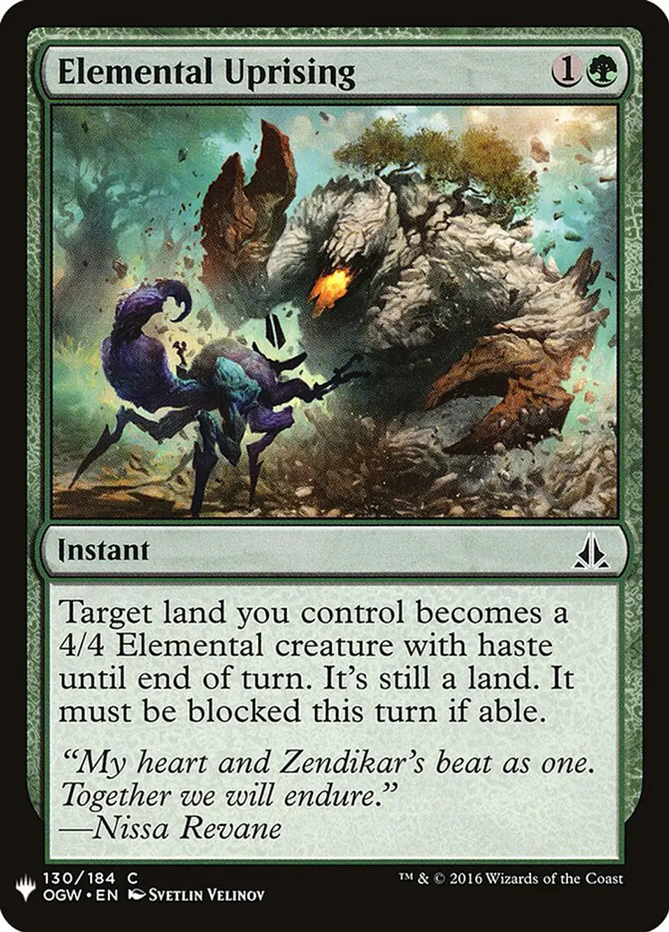 Elemental Uprising (The List) 1