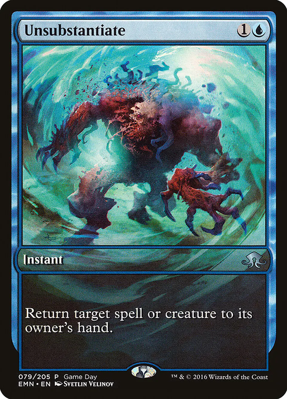 Unsubstantiate (Game Day) (Full Art) 1